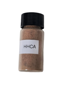 HHCA isolate in sample bottle